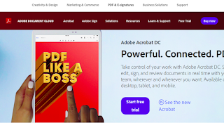 برنامج Adobe Acrobat DC لتصغير حجم ملفات البى دى إف PDF