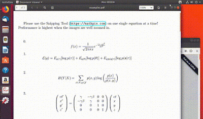 أداة mathpix snipping tool لتحويل صورة المعادلة إلى كود معادلة Latex