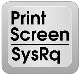 شكل زر Print Screen Sys Rq فى كيبورد الحواسيب الحديثة