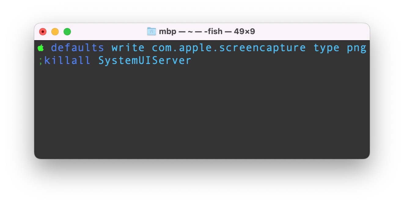save screenshot in Mac OS as PNG or JPG or GIF format