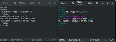 الفرق بين النص العادى plain text والنص ذو التظليل البرمجى html syntax highlighter