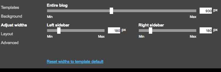 change page layout dimensions in theme designer