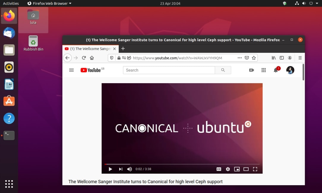 Ubuntu user interface and user experience